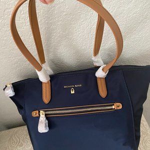Michael Kors Nylon Kelsey Admiral Tote NEW